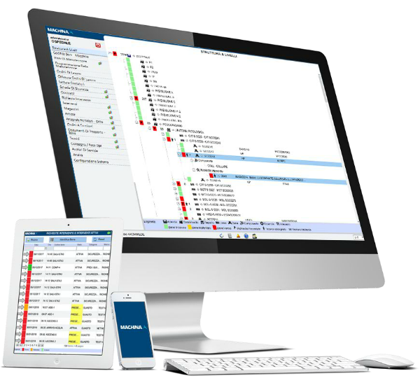 MACHINA WEB su PC, Tablet e Smartphone
