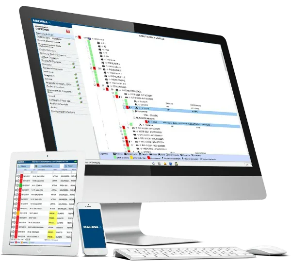 MACHINA WEB su PC, Tablet e Smartphone